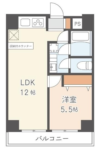 朝日動坂マンションの間取り|間取りです。