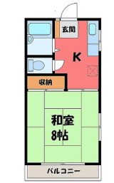 宇都宮市　1棟アパートの間取り