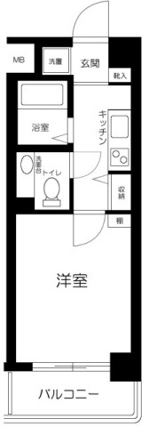 ステージグランデ市谷薬王寺の間取り|ステージグランデ市谷薬王寺