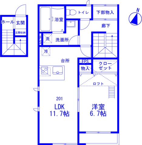 アンクレットの間取り