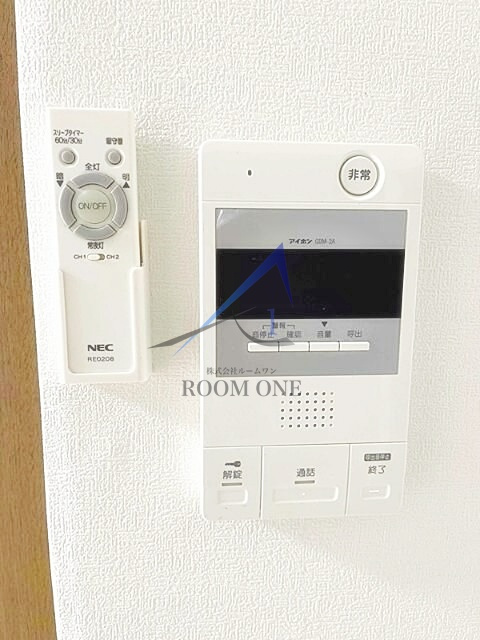 ＪＬＢグランエクリュ西船橋のセキュリティ|モニター付きインターホンです。