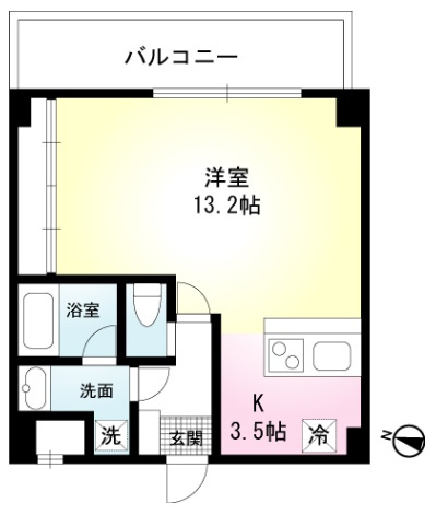 OZ-COURTの間取り