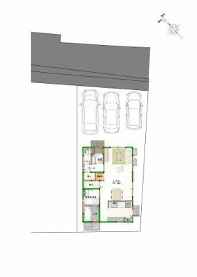 【区画図】 | 新築住宅　高知市朝倉本町②