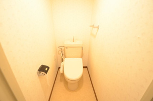 シンプルで使いやすいトイレです♪