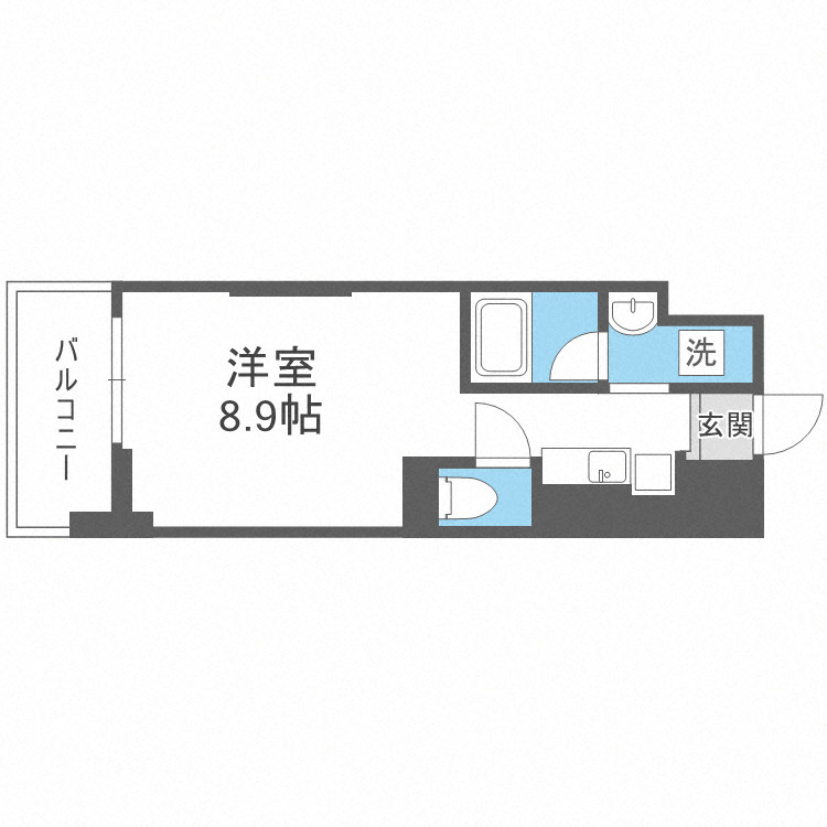 エヌレジデンス新今宮の間取り