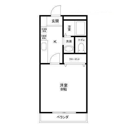クレール・ルミエールの間取り|間取りです。