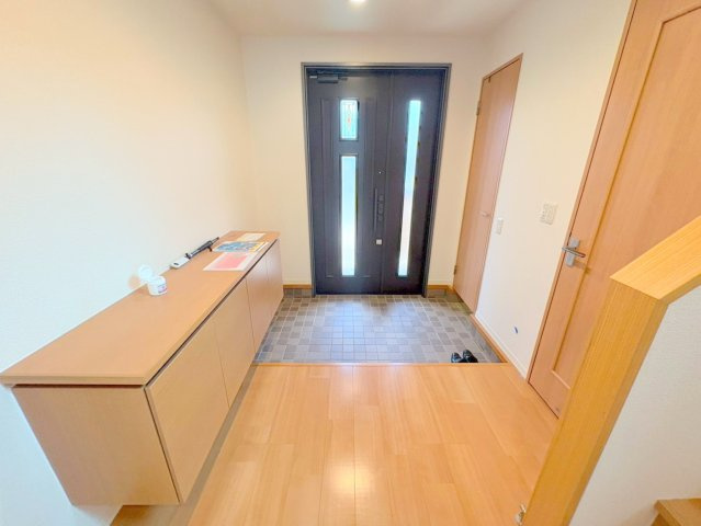 野上３丁目戸建ての玄関|毎日通る玄関はこちらです