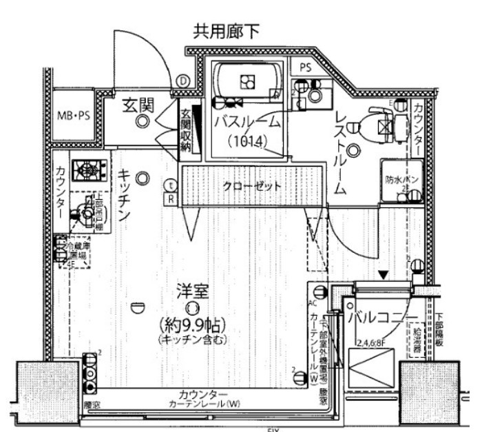 アイフォート千住曙町の間取り|間取りです。