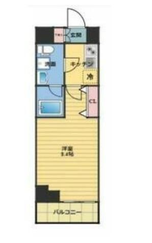 メディフィス千住大橋駅前の間取り|間取りです。
