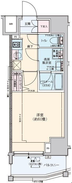 ロアール赤羽の間取り|間取りです。