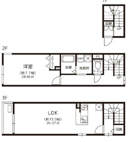 レピュア池袋西の間取り|間取りです。