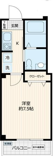 ルミエール池袋の間取り|間取りです。