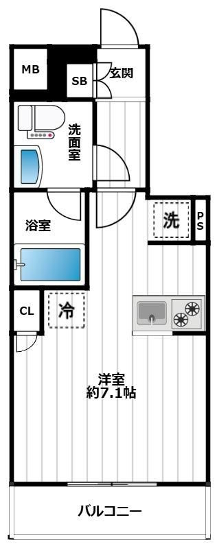 ＡＺＥＳＴ金町の間取り|間取りです。