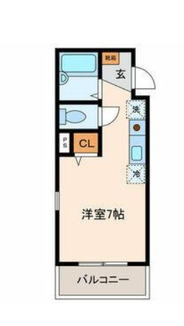 OLINPIAハイツ・業平の間取り|間取りです。