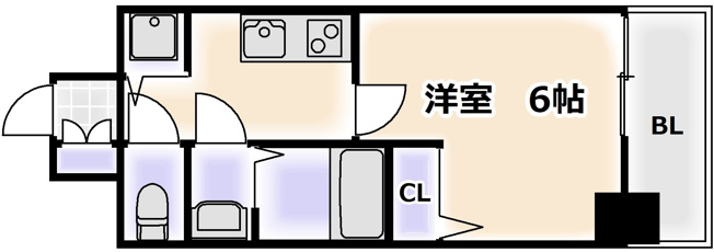 【間取り】 | アドバンス難波南ワイズ