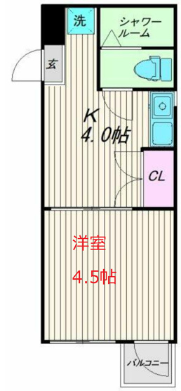 【間取り】 | コーポ風間