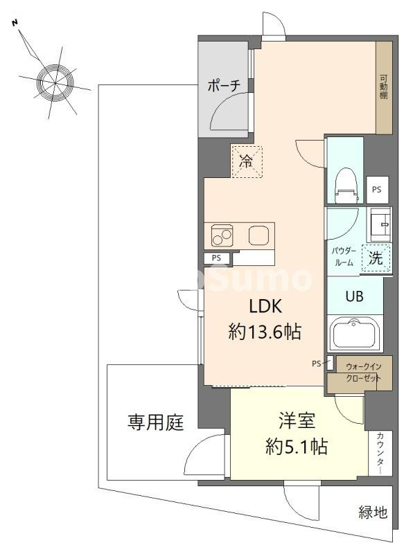Di Foresta Kosugiの間取り