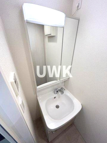 名古屋市中区栄５丁目の賃貸マンションの洗面所