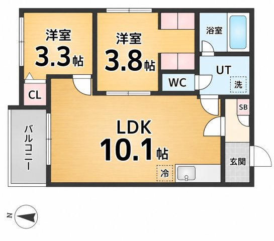 【間取り】 | ilusion桜本町