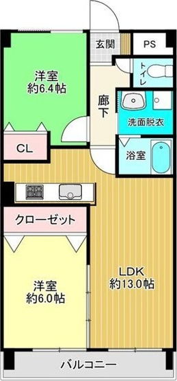 【間取り】 | SEASONCOURT FUKUE