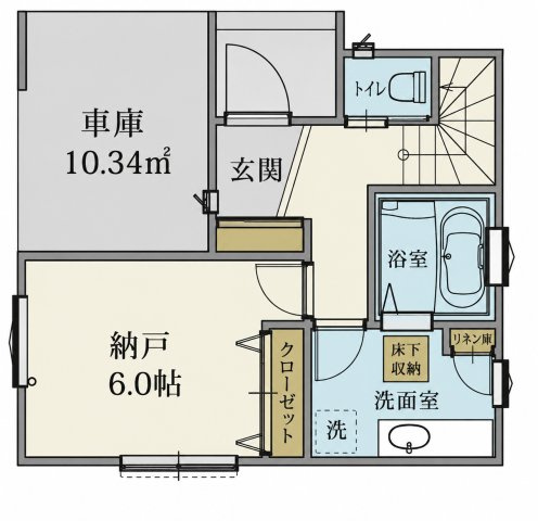 ふじみ野市南台第14期の間取り|1F