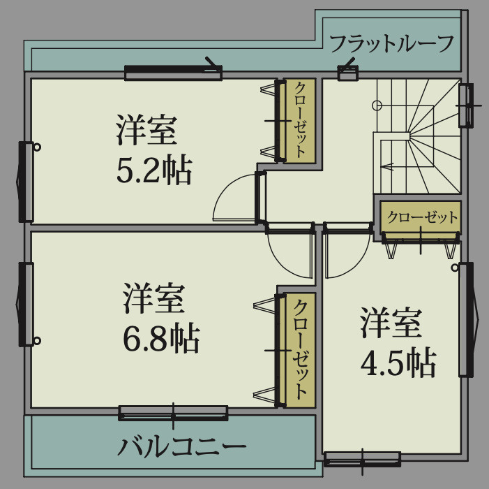 ふじみ野市南台第14期の間取り|３F