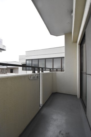 あびこスカイハイツのバルコニー