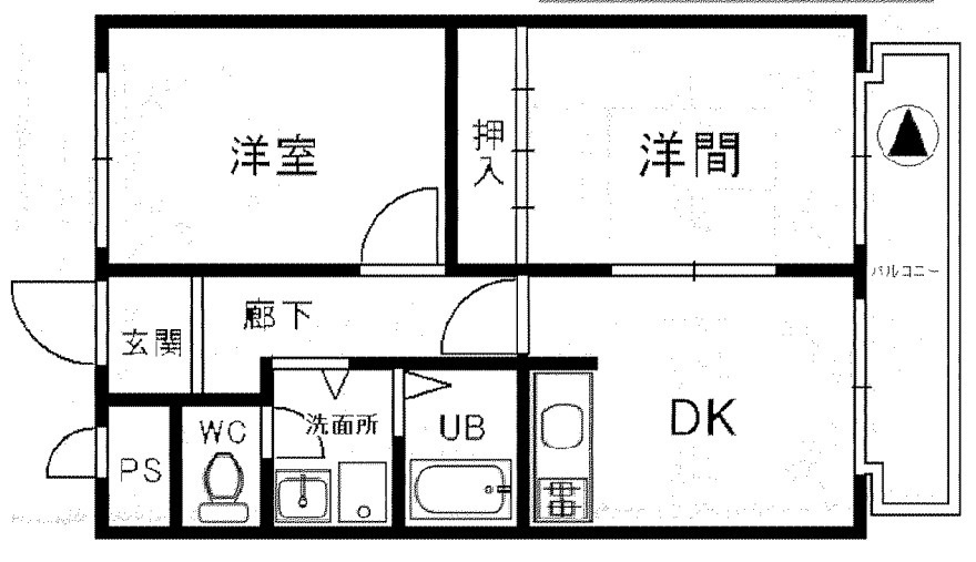 あびこスカイハイツの間取り