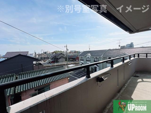 ジュノーピア宮後のバルコニー