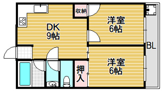 【間取り】 | セイム三箇