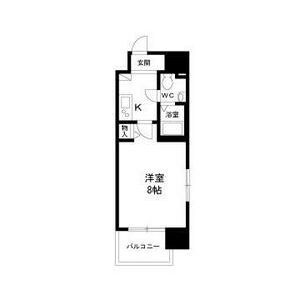 名古屋市昭和区鶴舞２丁目の賃貸マンションの間取り