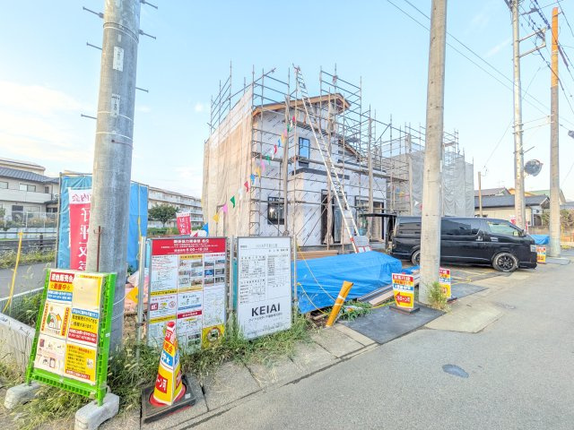 水戸市見川　3期　新築戸建て　1号棟の前面道路含む現地写真|陽当たりや敷地の広さをご確認できます！
本日のご見学も可能です♪
お気軽にお電話またはお問い合わせください。