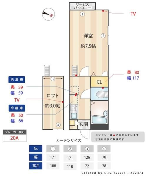 メインシティガーデン　アイリスファームの間取り