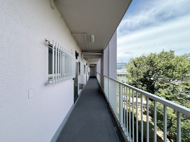 【その他共用部分】 | サンモール志村坂上 | 共用廊下です。ここもきれいに清掃されています。周囲のお部屋の様子も、ぜひ伺ってみてください。～即日のご見学可能～　お問合せはお気軽にどうぞ。
