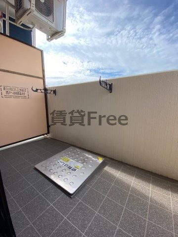 【バルコニー】 | Luxe玉造Ⅱ　仲介手数料無料
