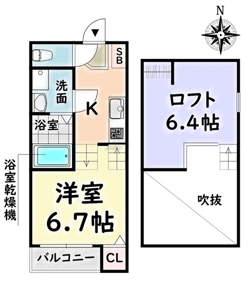 【間取り】 | FAMILY STAGE本笠寺【名古屋市賃貸・ロフト】