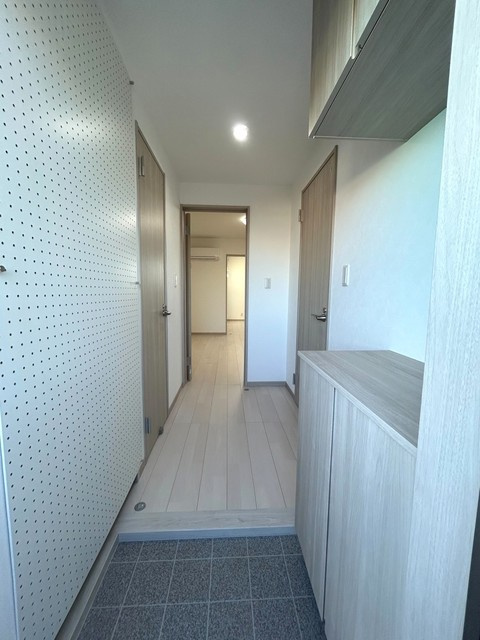ブラン蒲町の玄関
