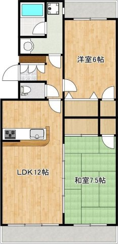 エスペランサ須屋の間取り