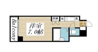【間取り】 | Ｂ－Ｗａｌｌ神保町 | 間取りです。