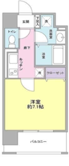 オーククレストビルの間取り