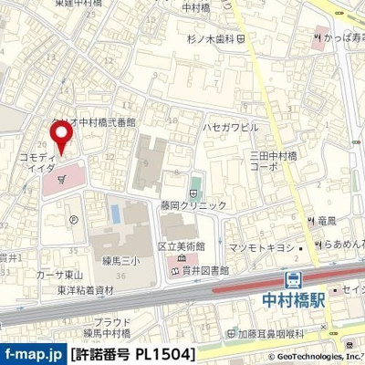 【地図】 | ＬＩＢＥＲＡ練馬中村橋