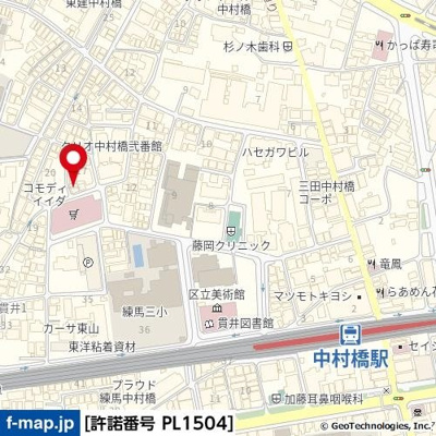 【地図】 | ＬＩＢＥＲＡ練馬中村橋