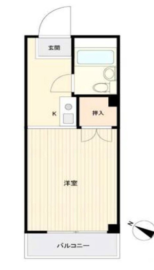 【間取り】 | サンアベニューめじろ台 | ワンルームは一人暮らしに最適で家賃を抑えやすく掃除も楽な点が魅力です。生活空間がコンパクトにまとまるため、動線が短く、生活しやすいです。家具の配置も工夫次第で個性を出しやすく、自由な空間を楽しめます。