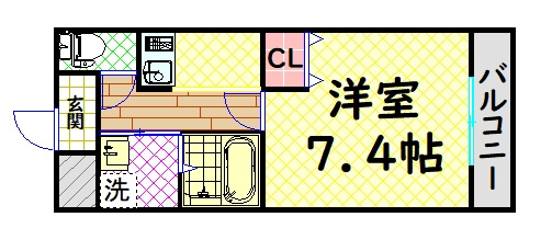 【間取り】 | フォンテーヌ上野芝