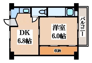 【間取り】 | ビレッジハウス槌ヶ原