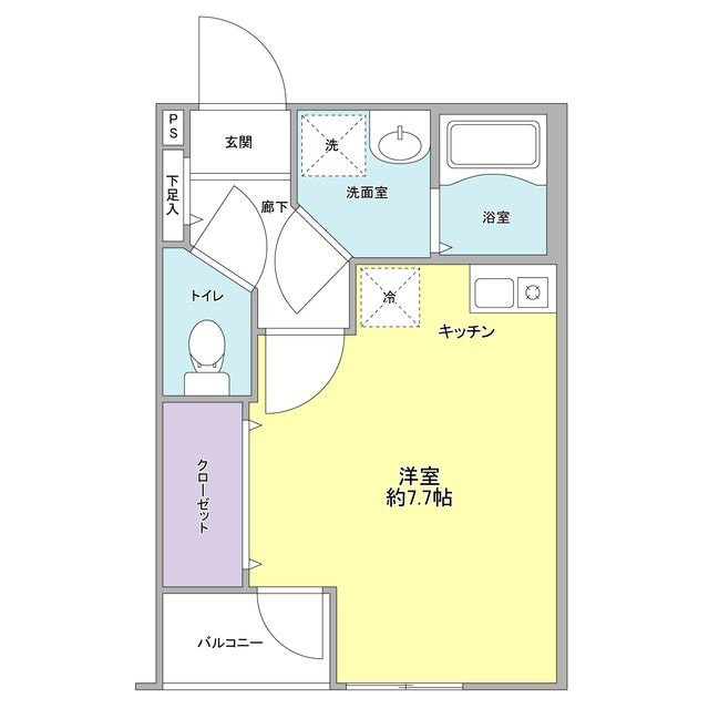 メゾン・プルミエ１３６の間取り|間取りです。