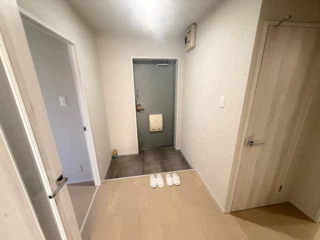 ファミール若園の玄関