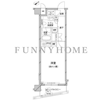 【間取り】 | コンフォリア目黒八雲