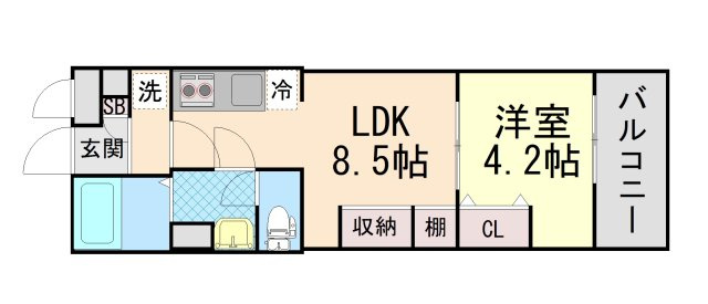 リブリ・中山手の間取り