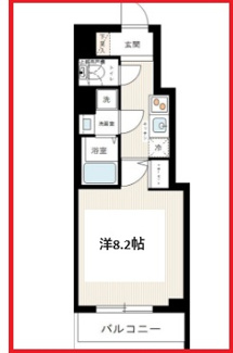 【間取り】 | ハイズ三ノ輪